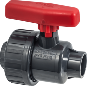 Кран сферичен с един холендър ф20 ПВЦ