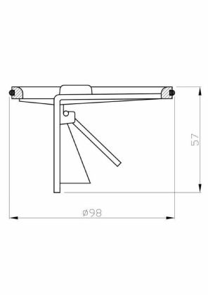 Клапа за подов сифон SI5TC02