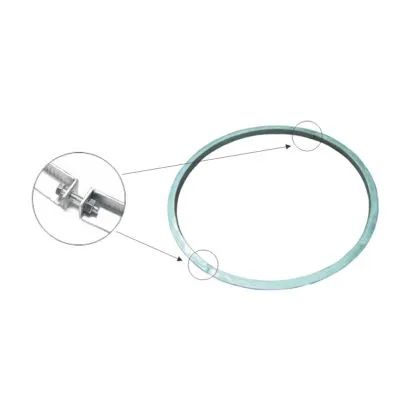 Уплътнител гумен+фиксатор мет.за удължител DN640