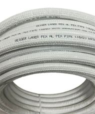 Тръба с алуминиева вложка ф20х2 и изолация 10мм бяла  PEXb-AL-PEXb ITALY/подходяща за термопомпи/