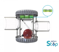 Сифон за конденз  DN32 прозрачен хоризонтален SCD300006