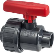 Кран сферичен с един холендър ф20 ПВЦ